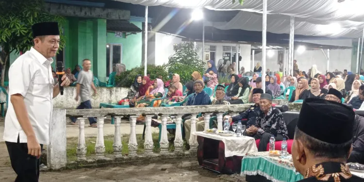 Hadiri HUT Desa Sidorahayu Enos Di Minta Pimpin OKUn Timur Kembali