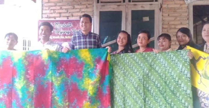 Mantap, Desa Karang Manik OKU Timur Ada UMKM Batik Lokal